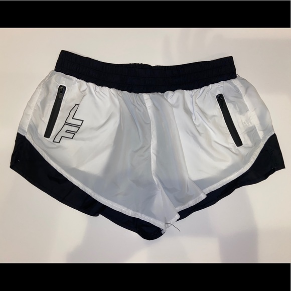 LF The Brand Black and White Medium Lounge Shorts - Picture 1 of 5